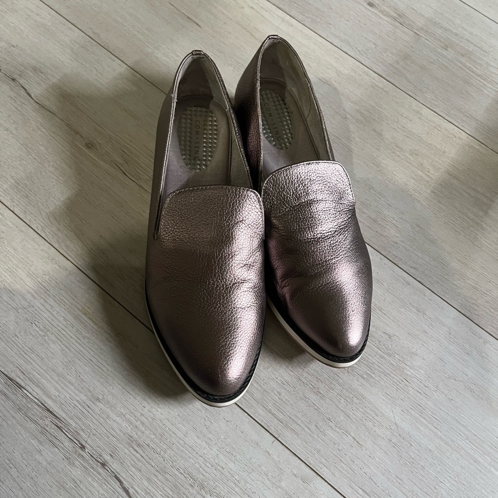 Metallic Loafers
